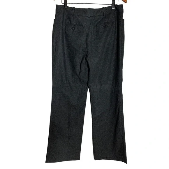 Club Monaco Women’s Grey Wool Blend Wide Leg Trouser  Pant Size 10 Work Wear - Picture 2 of 11